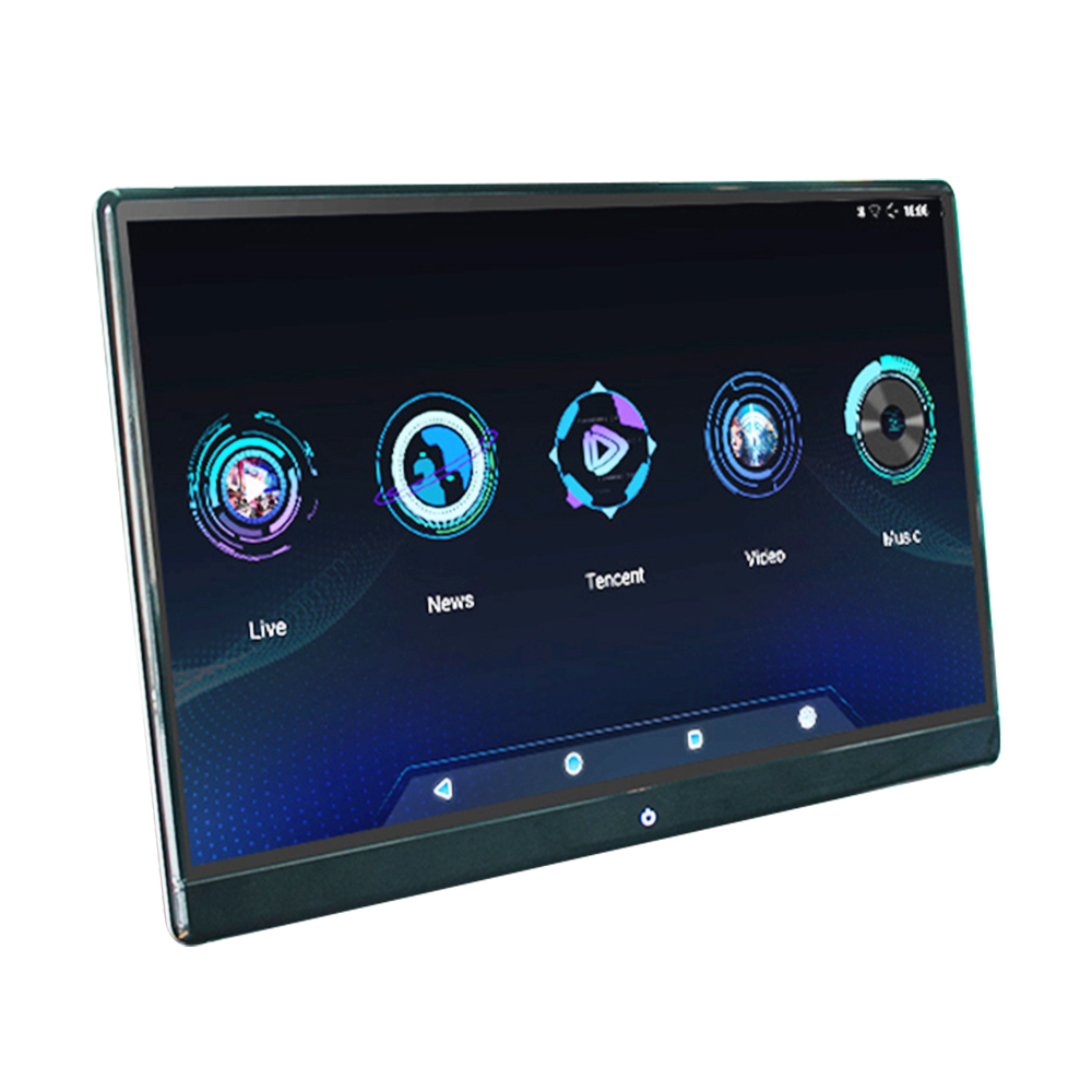Car Multimedia Rear Seat Entertainment - 14インチのタッチスクリーン式Androidカーヘッドレストモニター。全車種対応のリアシートエンターテイメントマルチメディアプレーヤー。