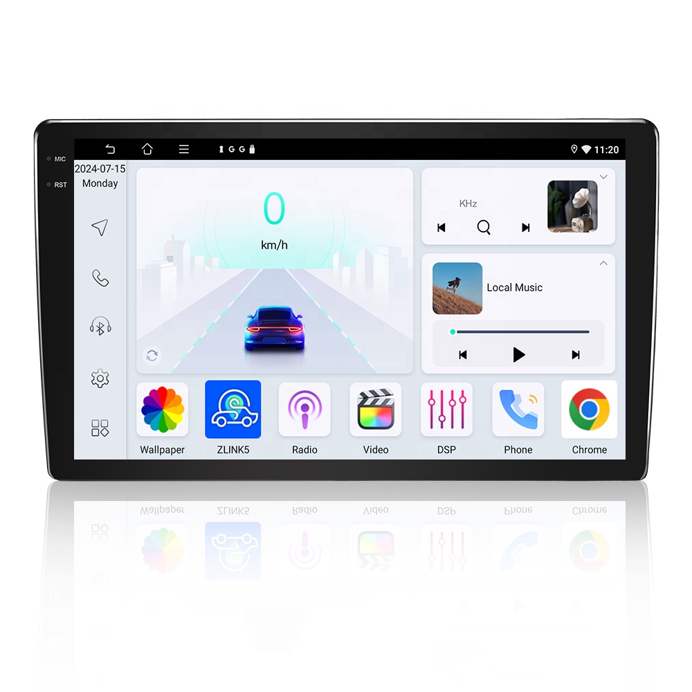 Car Multimedia Player Carplay Android Auto - ユニバーサル2DINカーステレオ9インチQLEDスクリーンナビゲーションGPSカープレイマルチメディアAndroidカービデオプレーヤーラジオオーディオシステム
