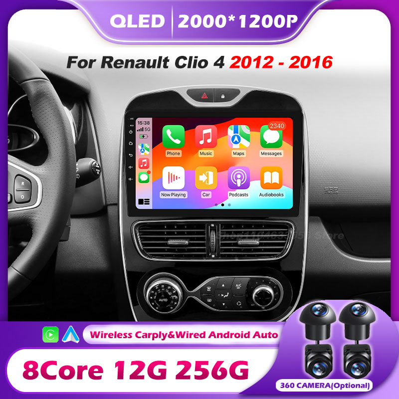Car Radio Gps Navigation 10 Inch - ルノー クリオ 4 2012-2016用 カープレイ カーラジオ
