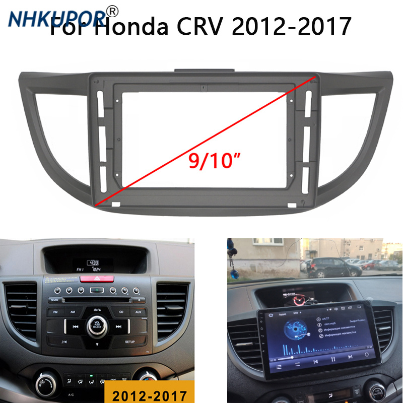Car Radio Gps Navigation 10 Inch - 9/10 インチカーラジオフェイシアフレームキットホンダ CR-V 4th 2012-2017 GPS