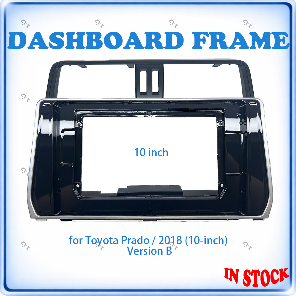 Car Stereo Canbus Decoder - トヨタ プラド 2018 10インチ Bバージョン ステレオパネル用カーラジオフェイシアフレーム、Canbusデコーダーと配線ハーネス付き