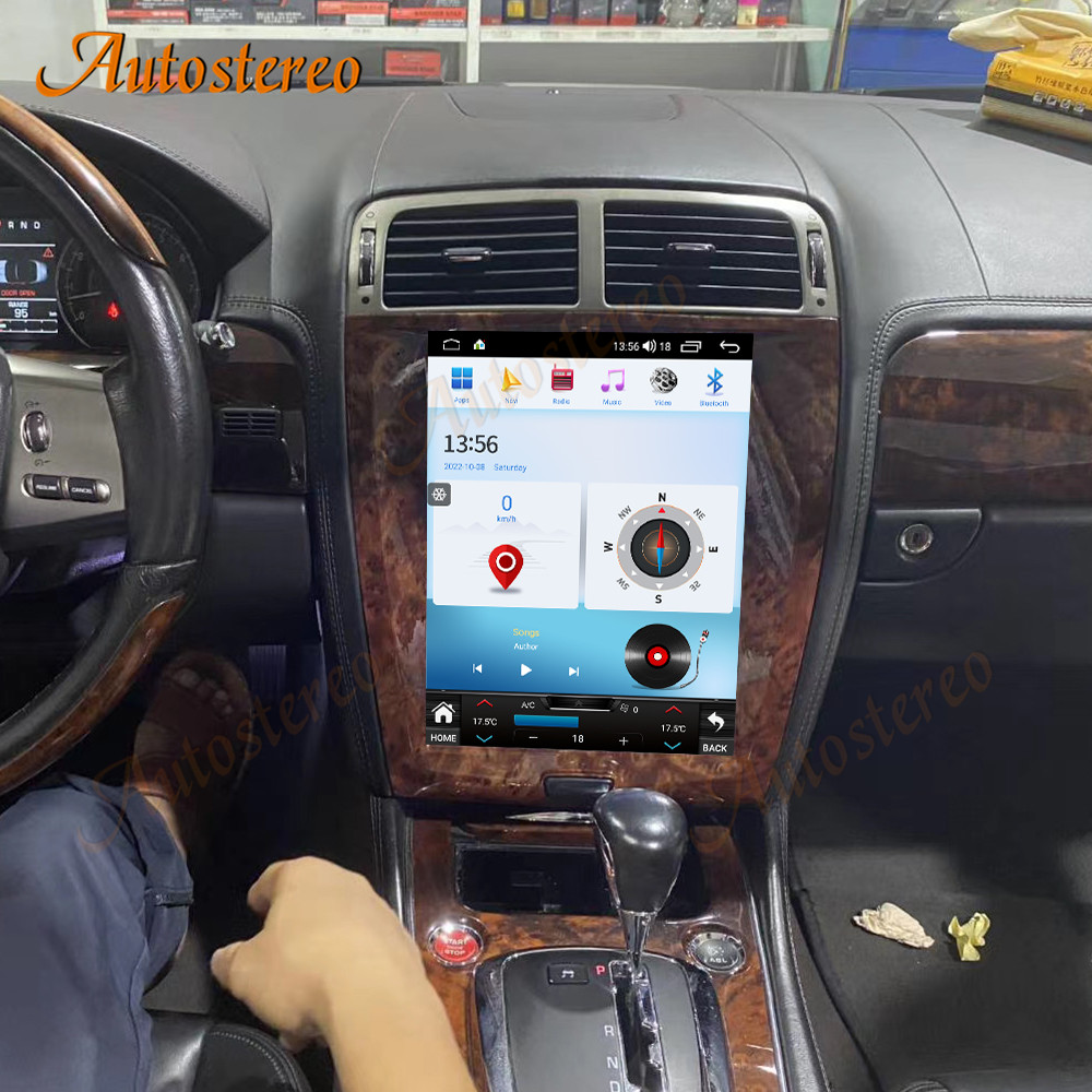 Android Head Unit 7862 Octa Core - 12.1インチCarplay Android 13 ジャガーXK 2006-2013対応 カーラジオ