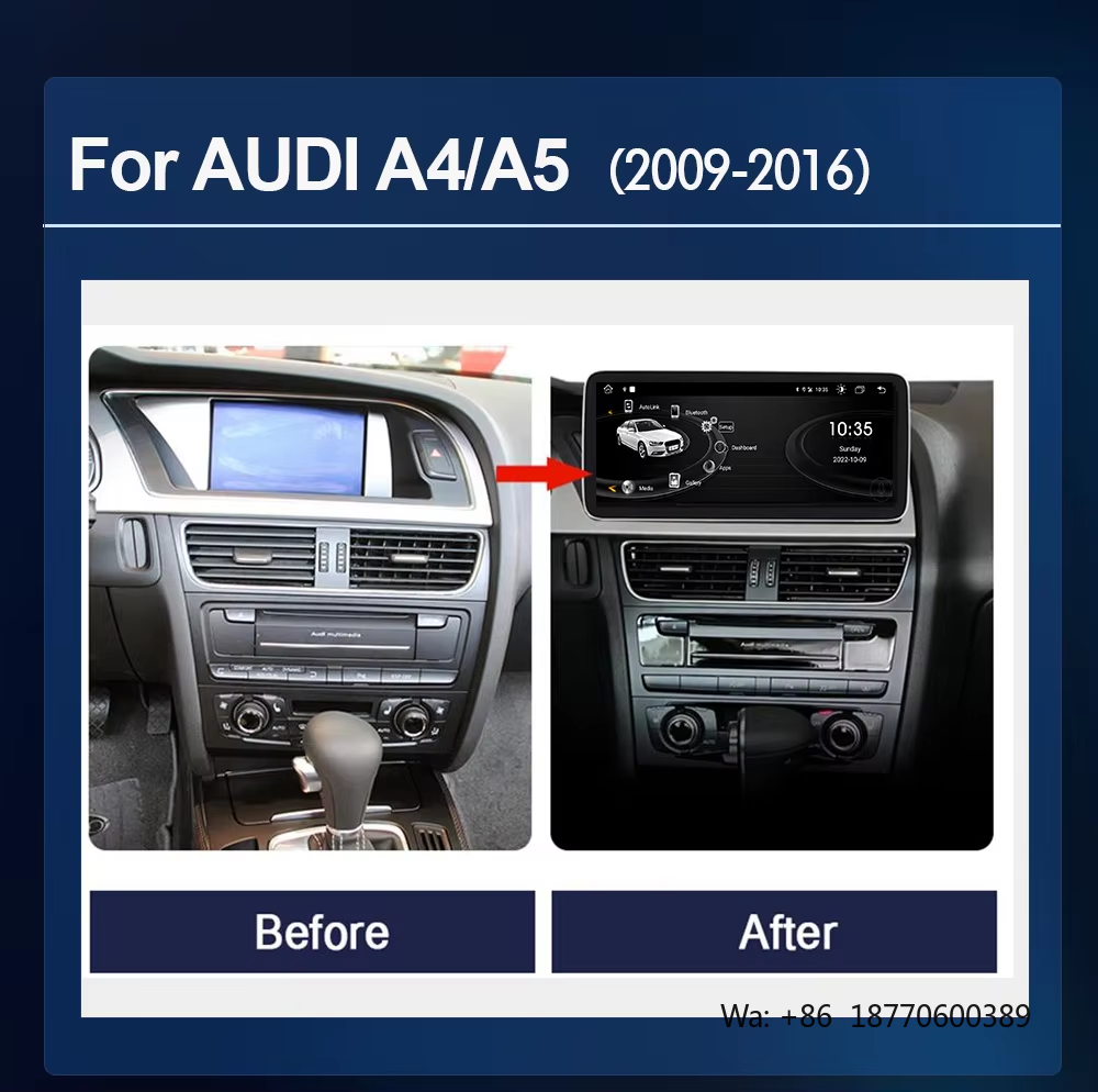 Car Multimedia Player Carplay Android Auto - アウディ A4 B8 A5 2009-2017用 Android