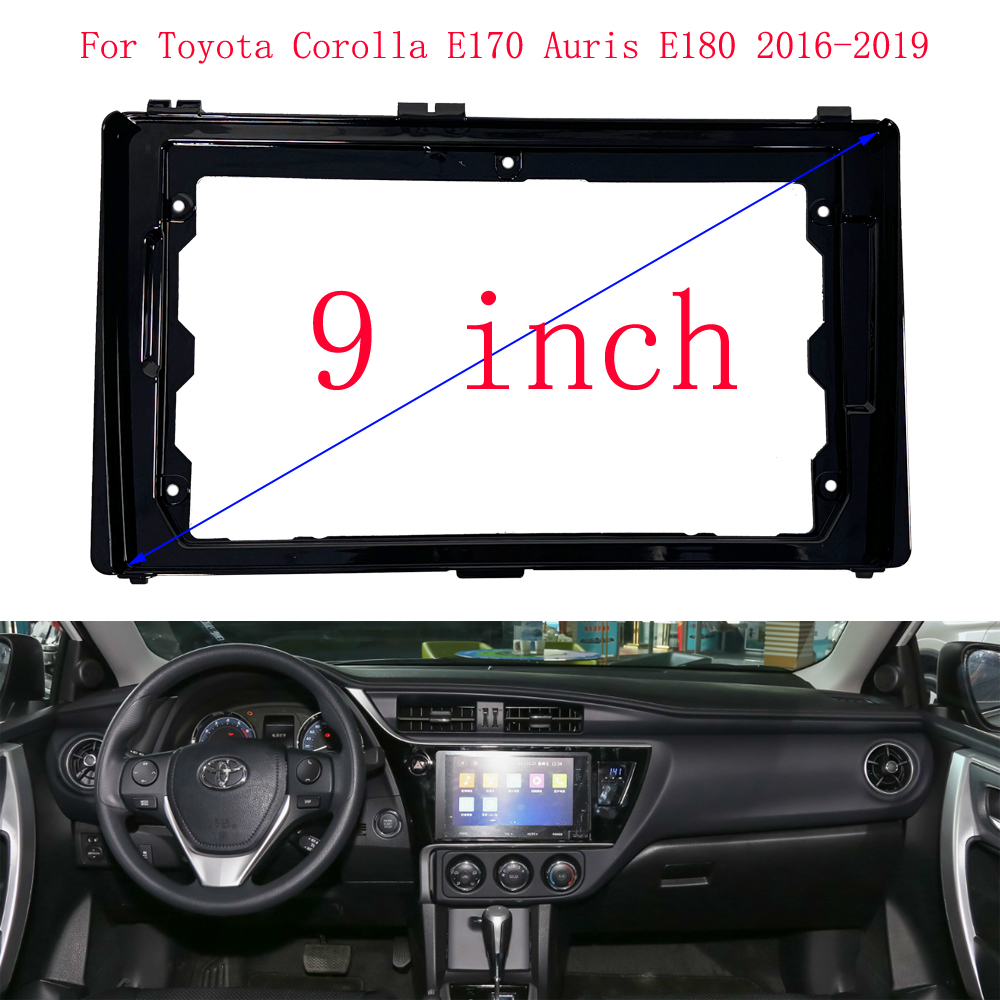 Car Stereo Canbus Decoder - トヨタカローラ用カーラジオフレーム,9インチ,e170,auris,e180,2016-2019,2din,ステレオパネル,ハーネスワイヤー,電源ケーブル,canbusデコーダー