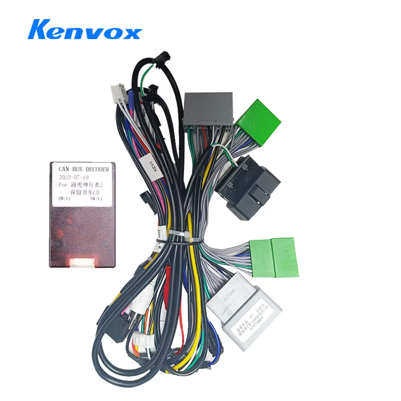 Car Stereo Canbus Decoder - KENVOX 16ピン 車用ワイヤーハーネス Canbusボックス Androidラジオ ステレオ電源ケーブル