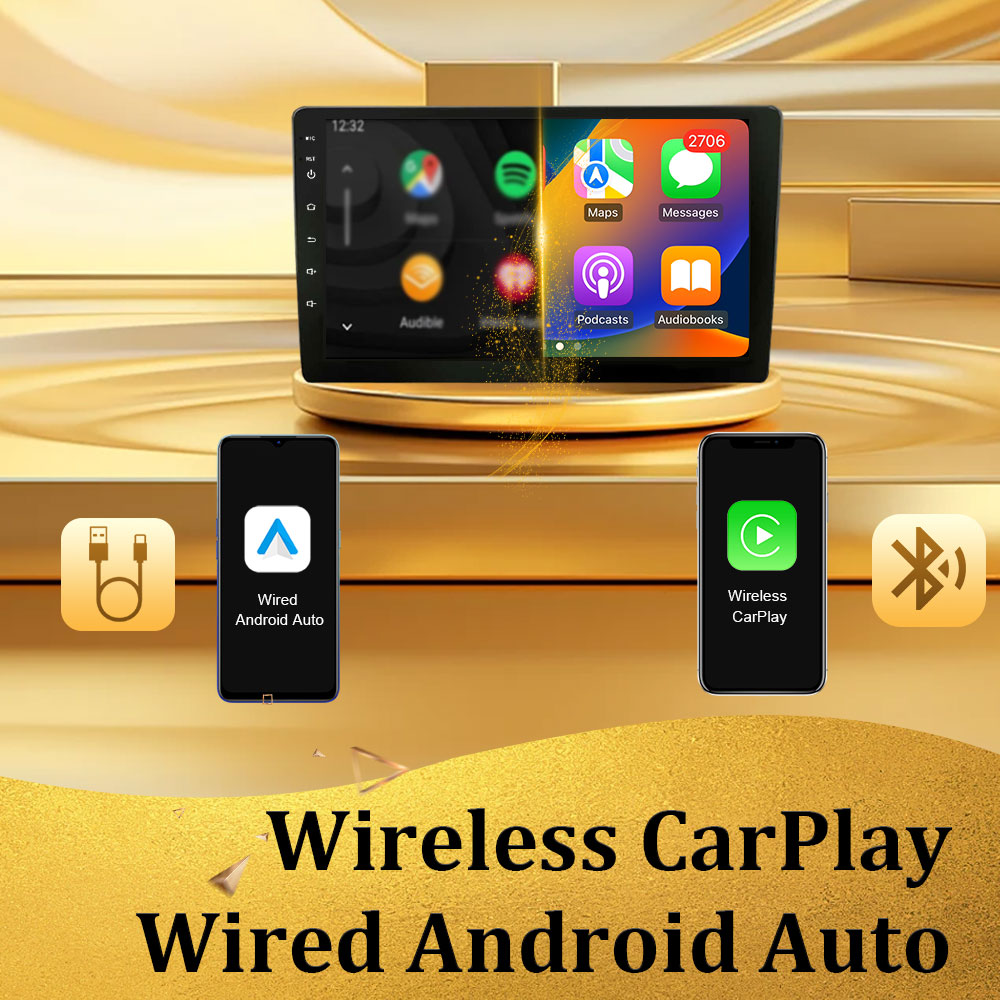 10インチGPSナビゲーション ワイヤレスCarPlay シ - Car Radio Gps Navigation 10 Inch のレビューと価格