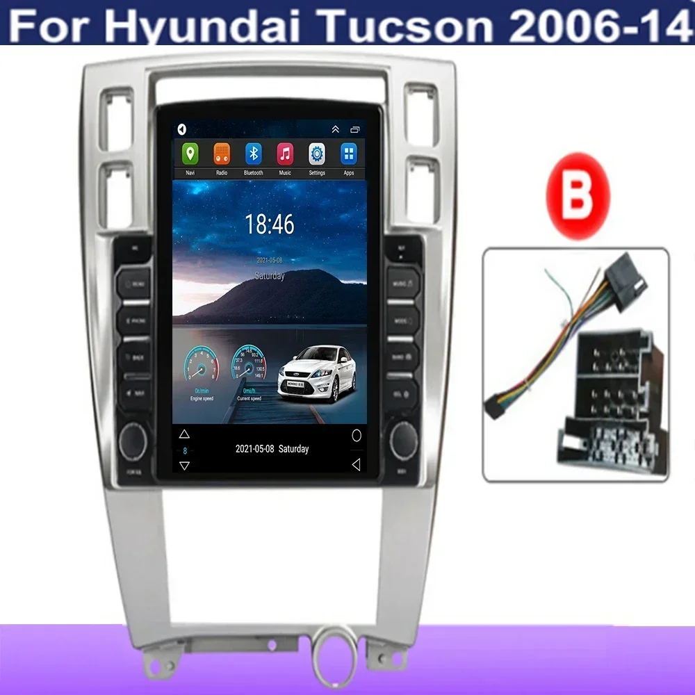 テスラ風デザインの2DIN Android 13搭載カーラジ - Tesla Style Screen Car Radio のレビューと価格