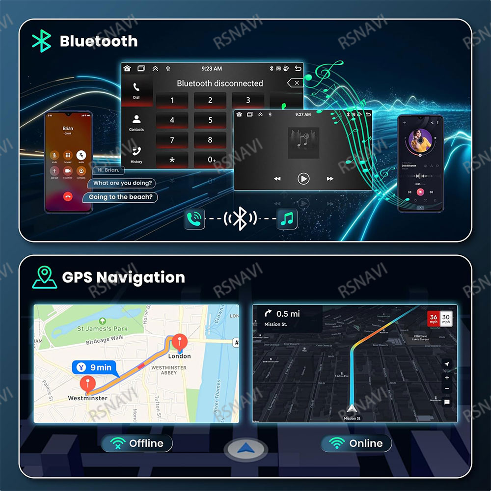 Android 15搭載 トヨタ カムリ 40系 (2007 - Car Radio Gps Navigation 10 Inch のレビューと価格