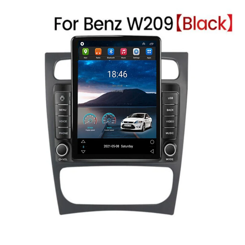 9.7インチ 車載Androidプレーヤー。ベンツW203、 - Tesla Style Screen Car Radio のレビューと価格
