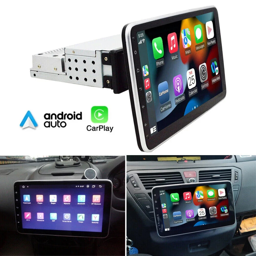 Android 16 10.1インチ ユニバーサルシングル回 - Car Dvd Player Bluetooth Steering Wheel のレビューと価格