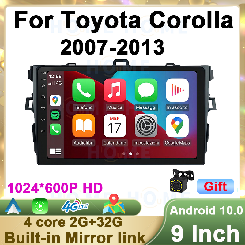 Android 13マルチメディアGPSナビゲーションラジオ - Car Multimedia Player Carplay Android Auto のレビューと価格