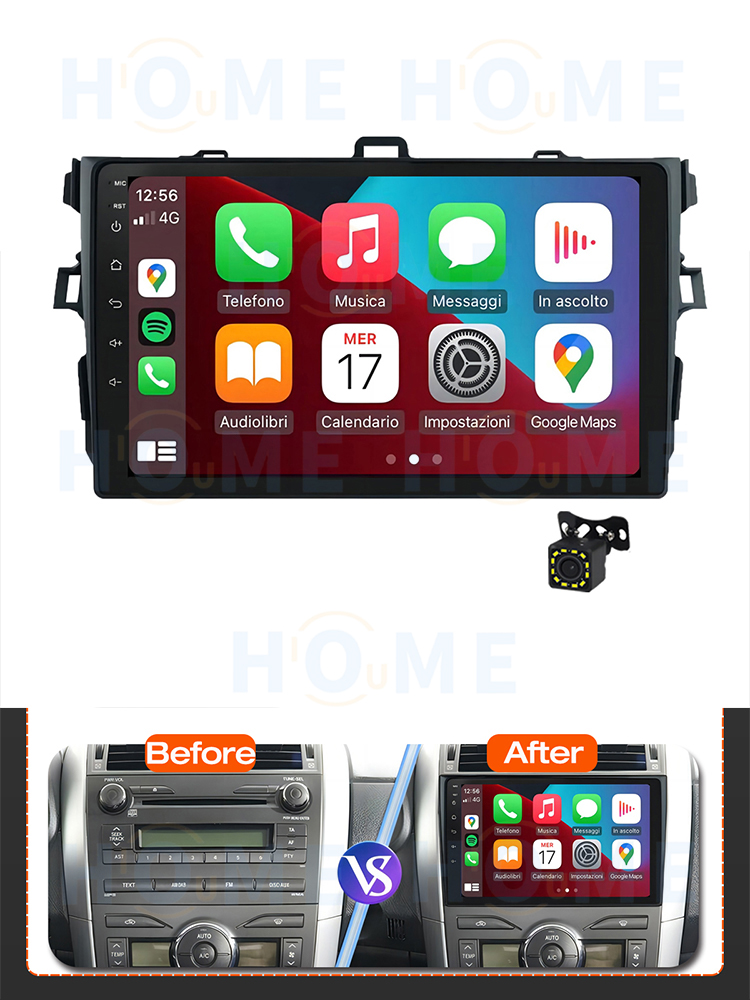 Android 13マルチメディアGPSナビゲーションラジオ - Car Multimedia Player Carplay Android Auto のレビューと価格