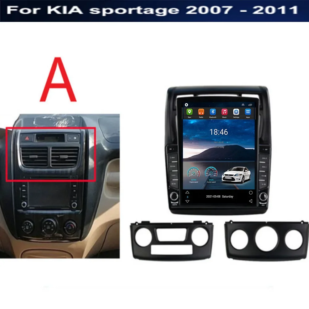 テスラ風デザインの2DIN Android 14.0搭載カー - Tesla Style Screen Car Radio のレビューと価格