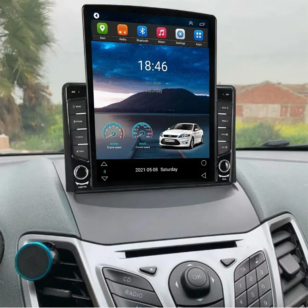 フォード・フィエスタ（2009年～2012年式）用、テスラ風 - Tesla Style Screen Car Radio のレビューと価格