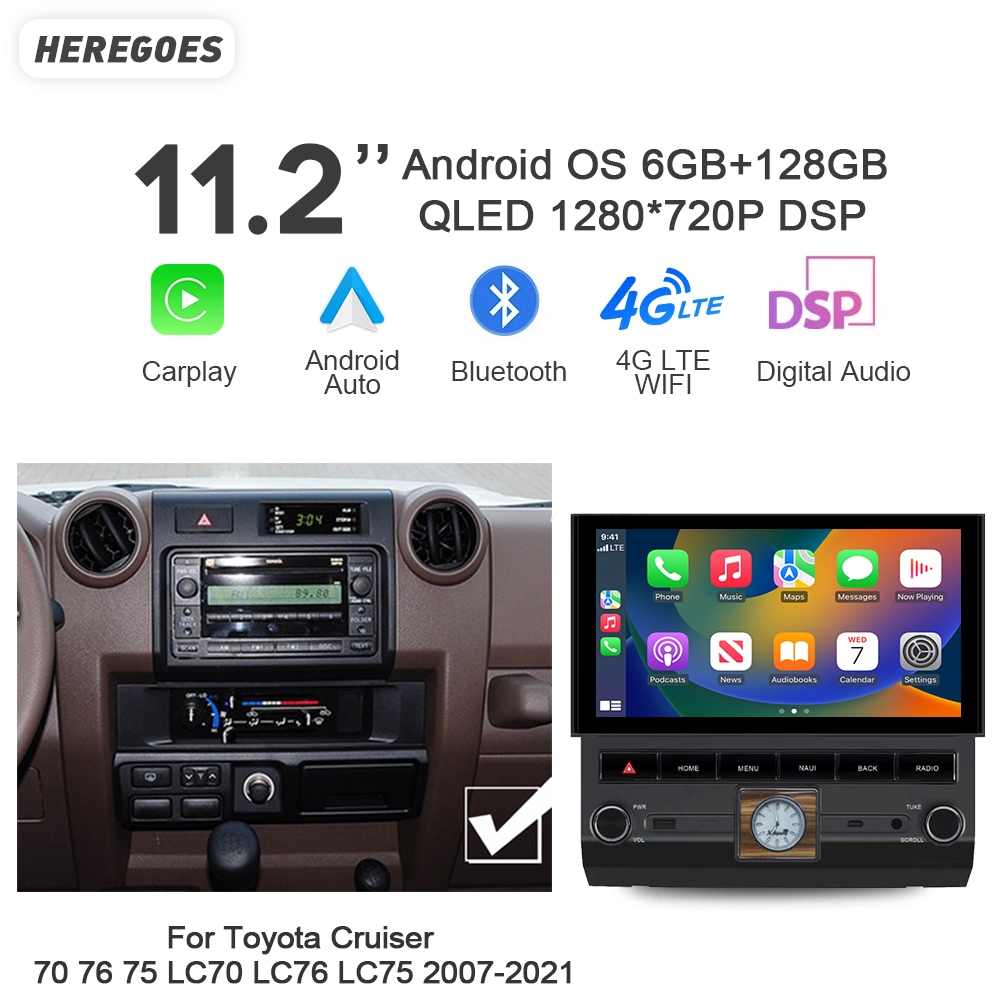 Androidカーラジオ720 GB,256 p,CarPl - Car Dvd Player Bluetooth Steering Wheel のレビューと価格