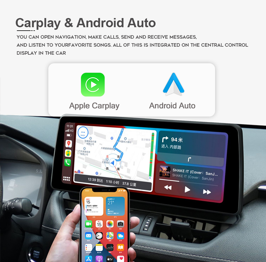 Androidカーラジオ720 GB,256 p,CarPl - Car Dvd Player Bluetooth Steering Wheel のレビューと価格