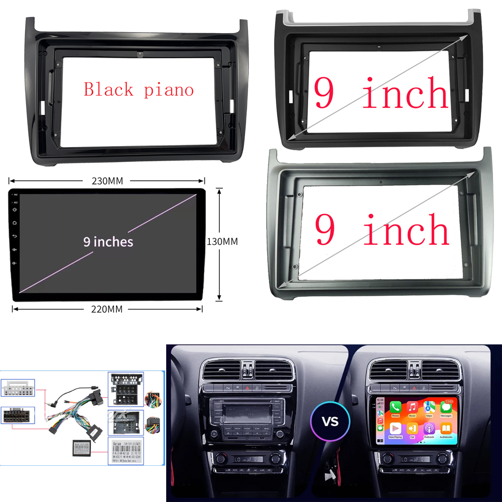 フォルクスワーゲンVWポロ2011-2018 9インチステレ - Car Stereo Canbus Decoder のレビューと価格