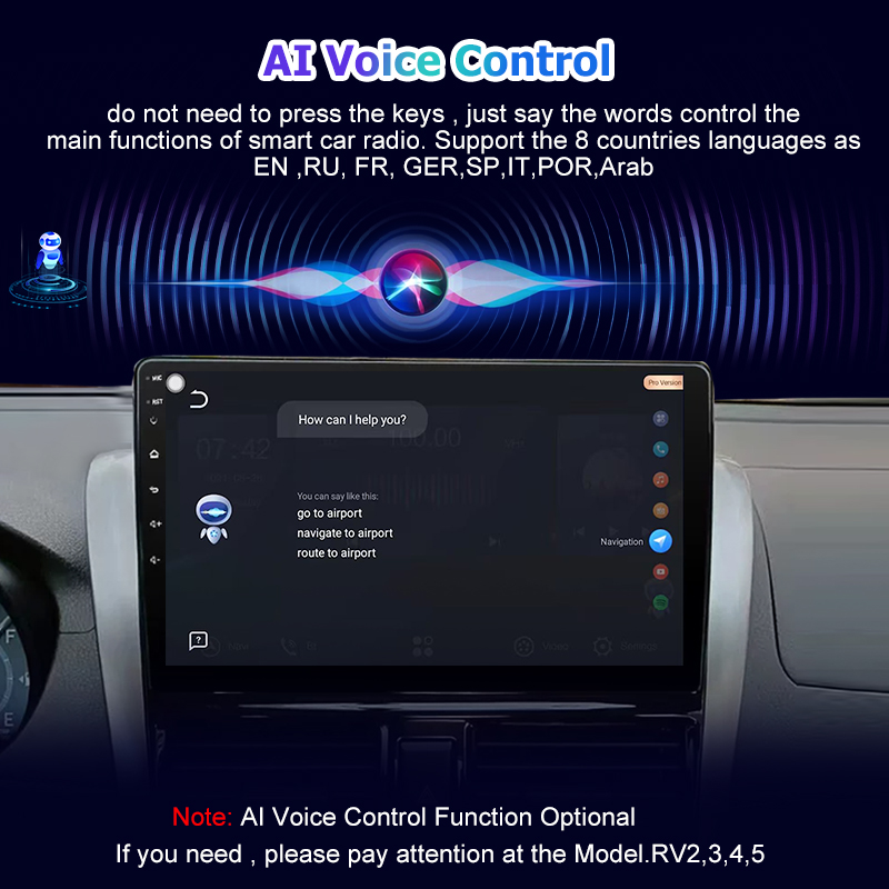 AI音声機能搭載、Android CarPlay対応、2DI - Android Head Unit 7862 Octa Core のレビューと価格