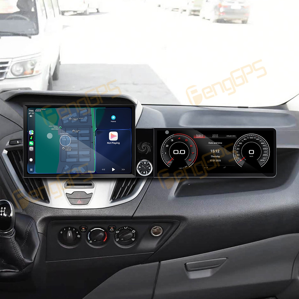 13.1インチスクリーンカーステレオ、フォードトランジットカ - Android Auto Head Unit 12.3 Inch のレビューと価格