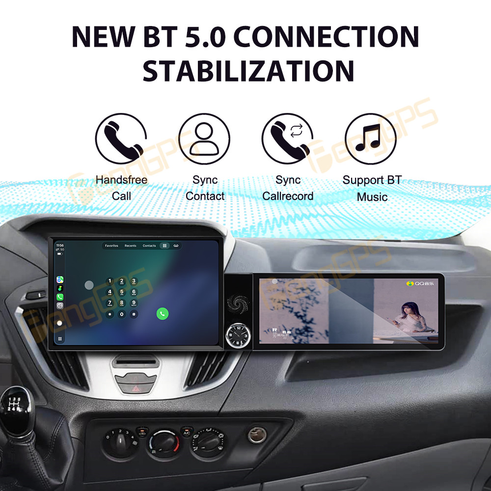 13.1インチスクリーンカーステレオ、フォードトランジットカ - Android Auto Head Unit 12.3 Inch のレビューと価格