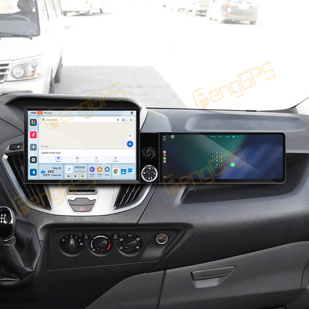 13.1インチスクリーンカーステレオ、フォードトランジットカ - Android Auto Head Unit 12.3 Inch のレビューと価格