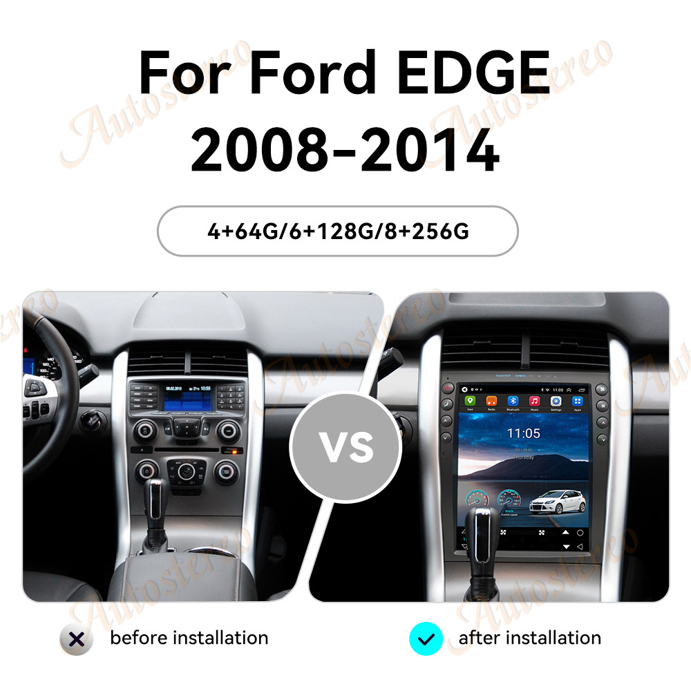 フォードエッジ-マルチメディアプレーヤーAndroid13, - Android Head Unit 7862 Octa Core のレビューと価格