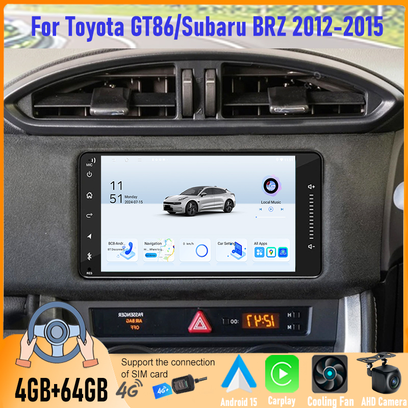 7インチ ワイヤレスCarPlay Android Auto - Android Head Unit 6Gb 128Gb のレビューと価格