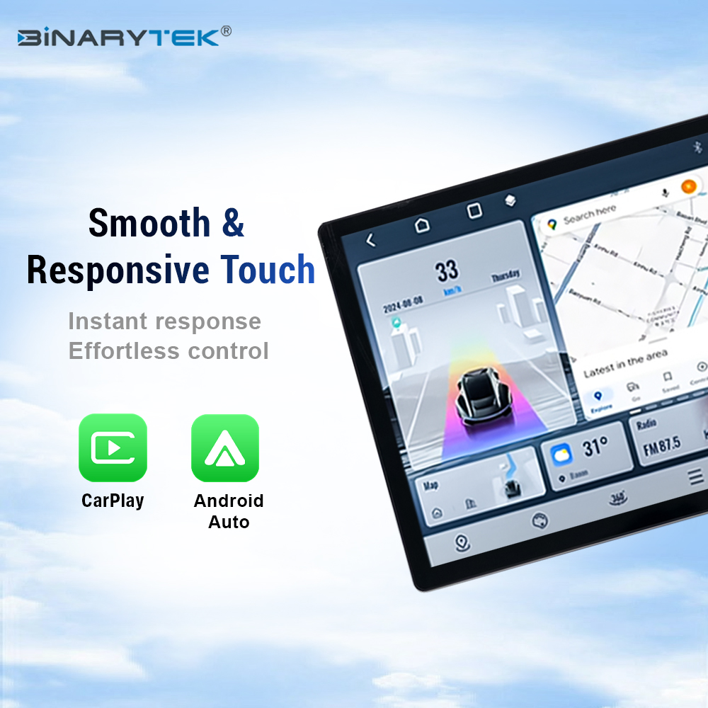 新型13インチ汎用カーステレオDVD Androidプレーヤ - Car Multimedia Player Carplay Android Auto のレビューと価格