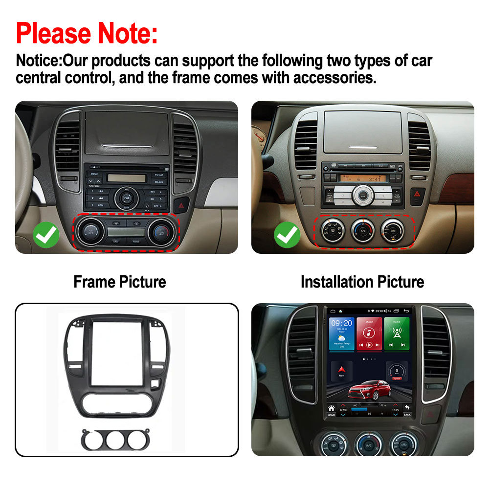日産ブルーバードシルフィG11（2005-2012）用9.7 - Tesla Style Screen Car Radio のレビューと価格