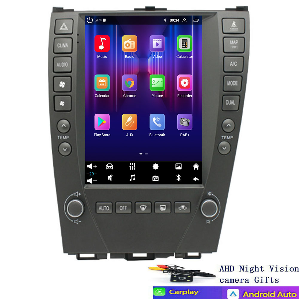 9.7インチAndroid 14カーラジオ レクサスES E - Tesla Style Screen Car Radio のレビューと価格