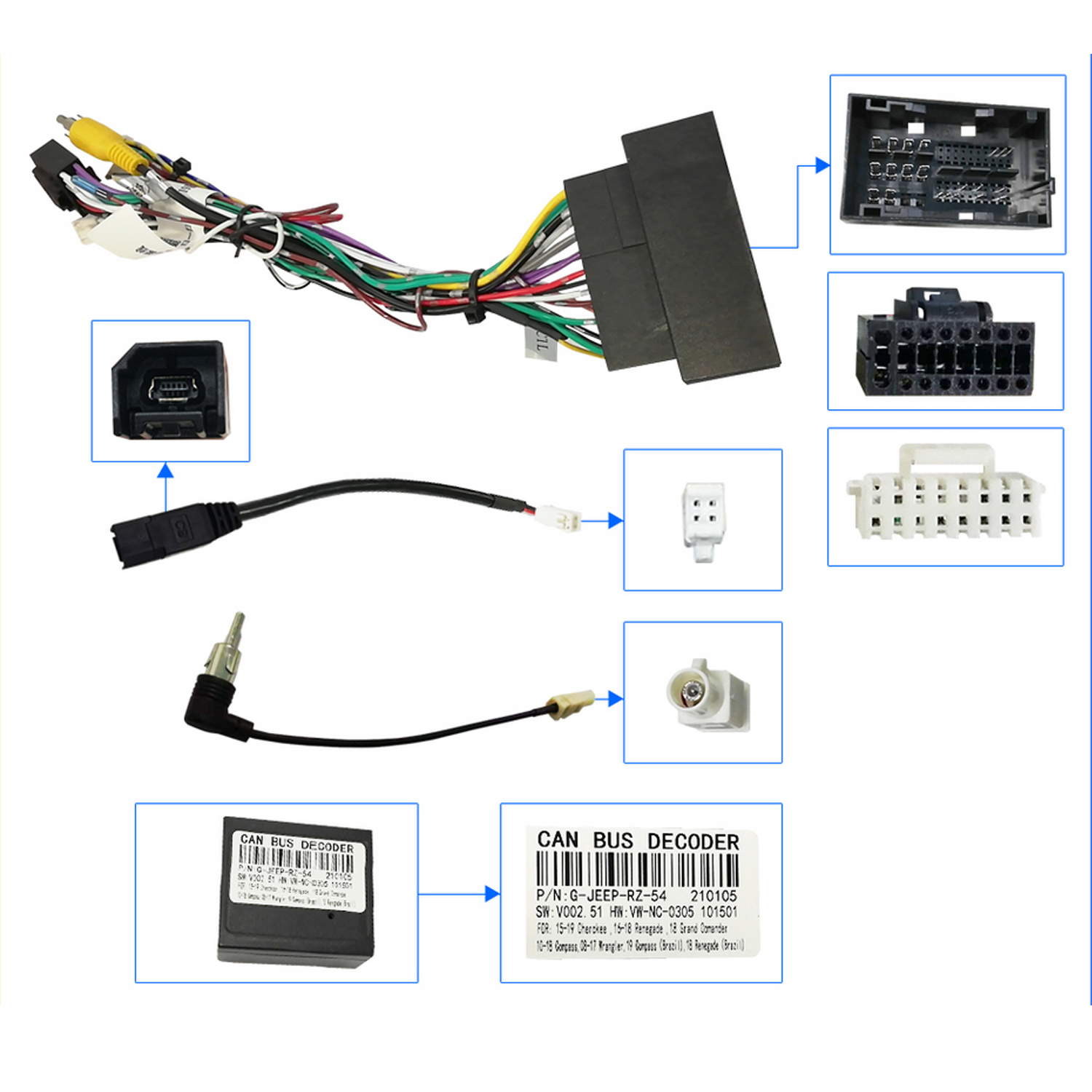 カーラジオ用ファブリックフレーム,9インチステレオパネル,配 - Car Stereo Canbus Decoder のレビューと価格