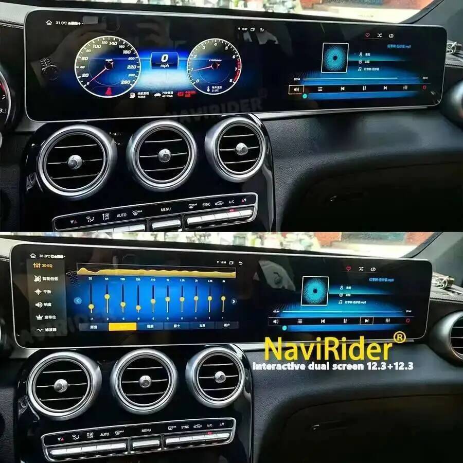 ベンツGLK X204（2013年～2015年式）用デュアル - Car Multimedia Player Carplay Android Auto のレビューと価格