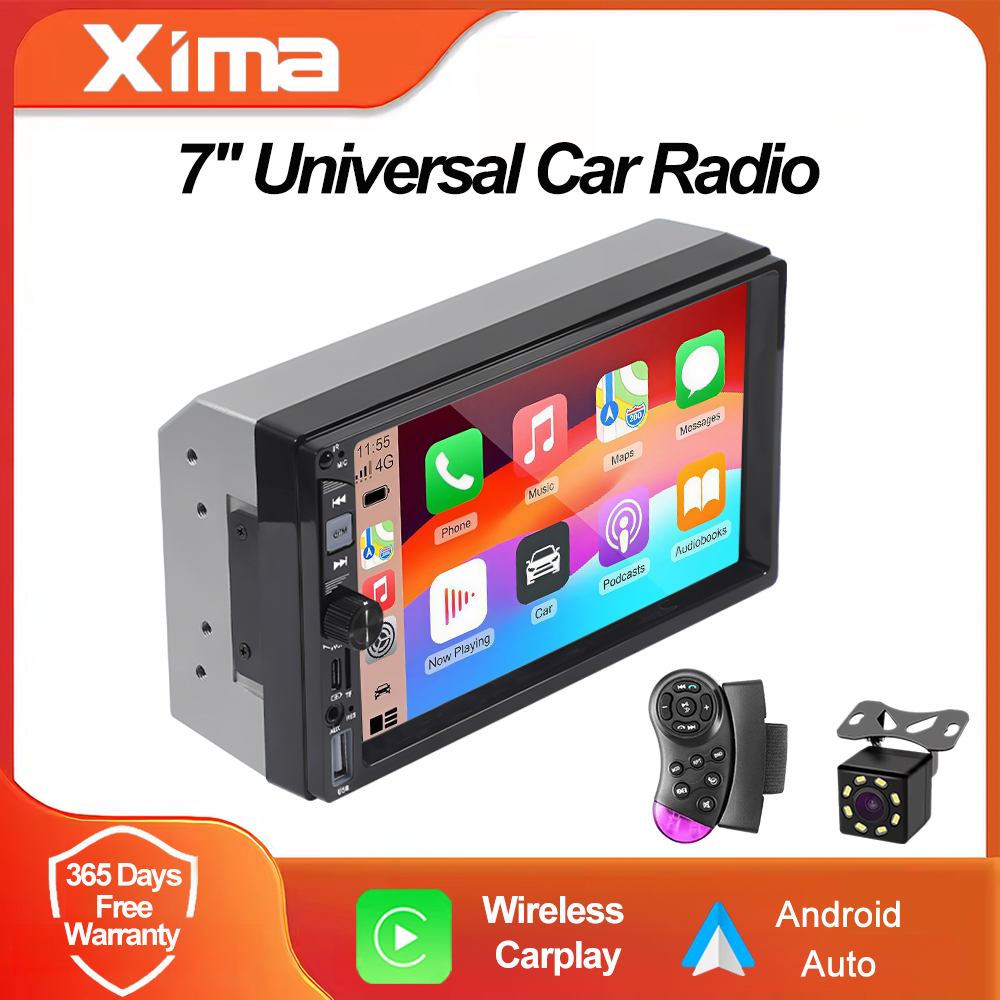 7インチカーラジオ 2DIN CarPlay Android - Car Dvd Player Bluetooth Steering Wheel のレビューと価格
