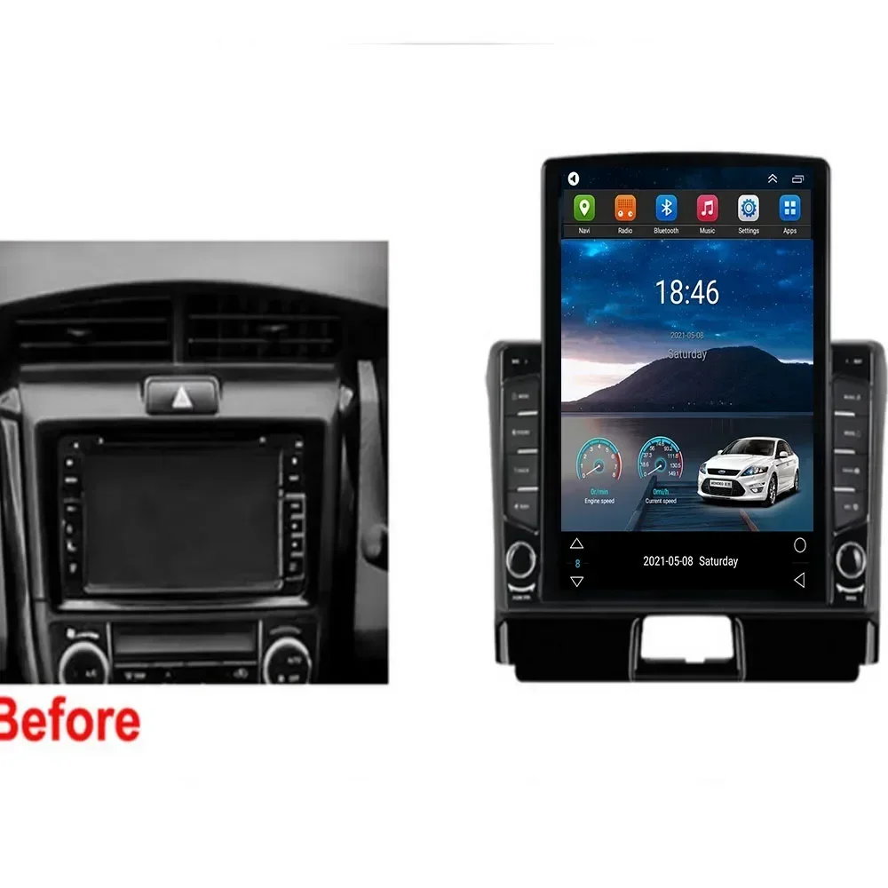 テスラ風2DIN Android13カーラジオ。トヨタ・カロ - Tesla Style Screen Car Radio のレビューと価格