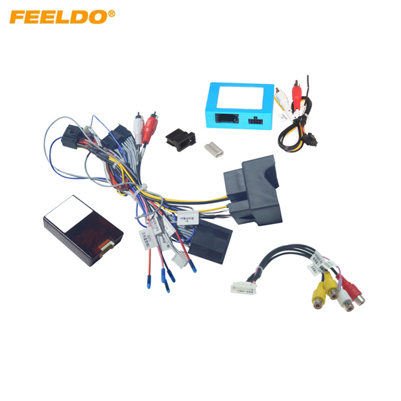 反粒子配線ハーネスケーブル,カーラジオ,16ピン,Andro - Car Stereo Canbus Decoder のレビューと価格