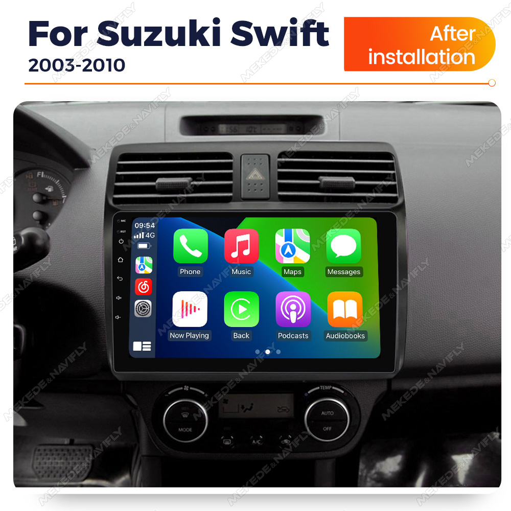 MEKEDE 2 Din ワイヤレス Carplay スズキ - Car Radio Gps Navigation 10 Inch のレビューと価格