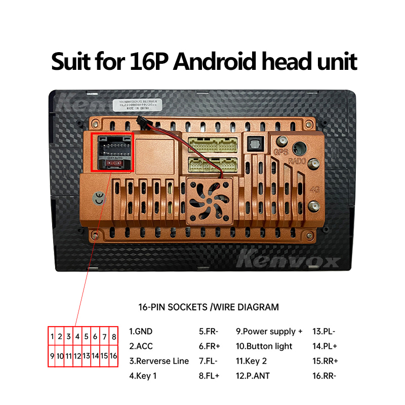 Androidカーラジオ16ピンステレオワイヤーハーネス電源 - Car Stereo Canbus Decoder のレビューと価格