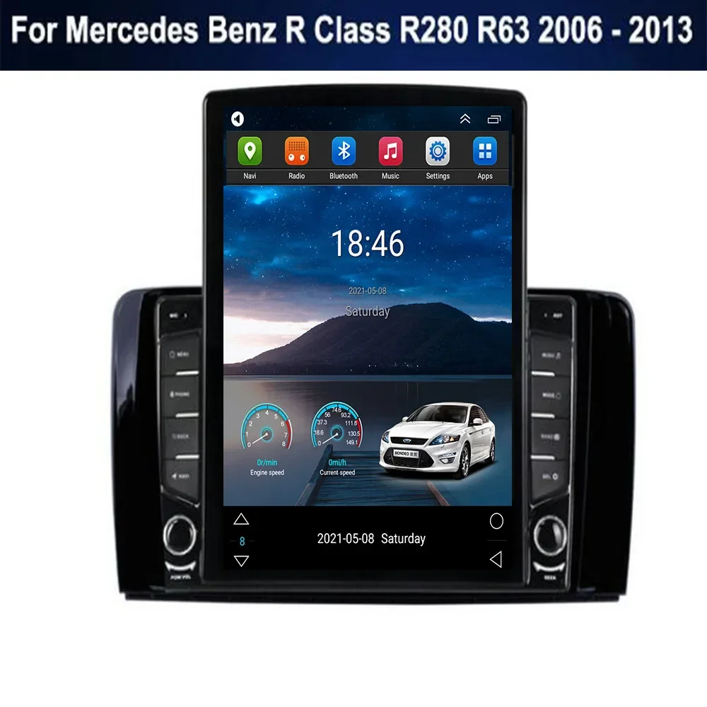縦型スタイル テスラスクリーン Android 14 カーラ - Tesla Style Screen Car Radio のレビューと価格