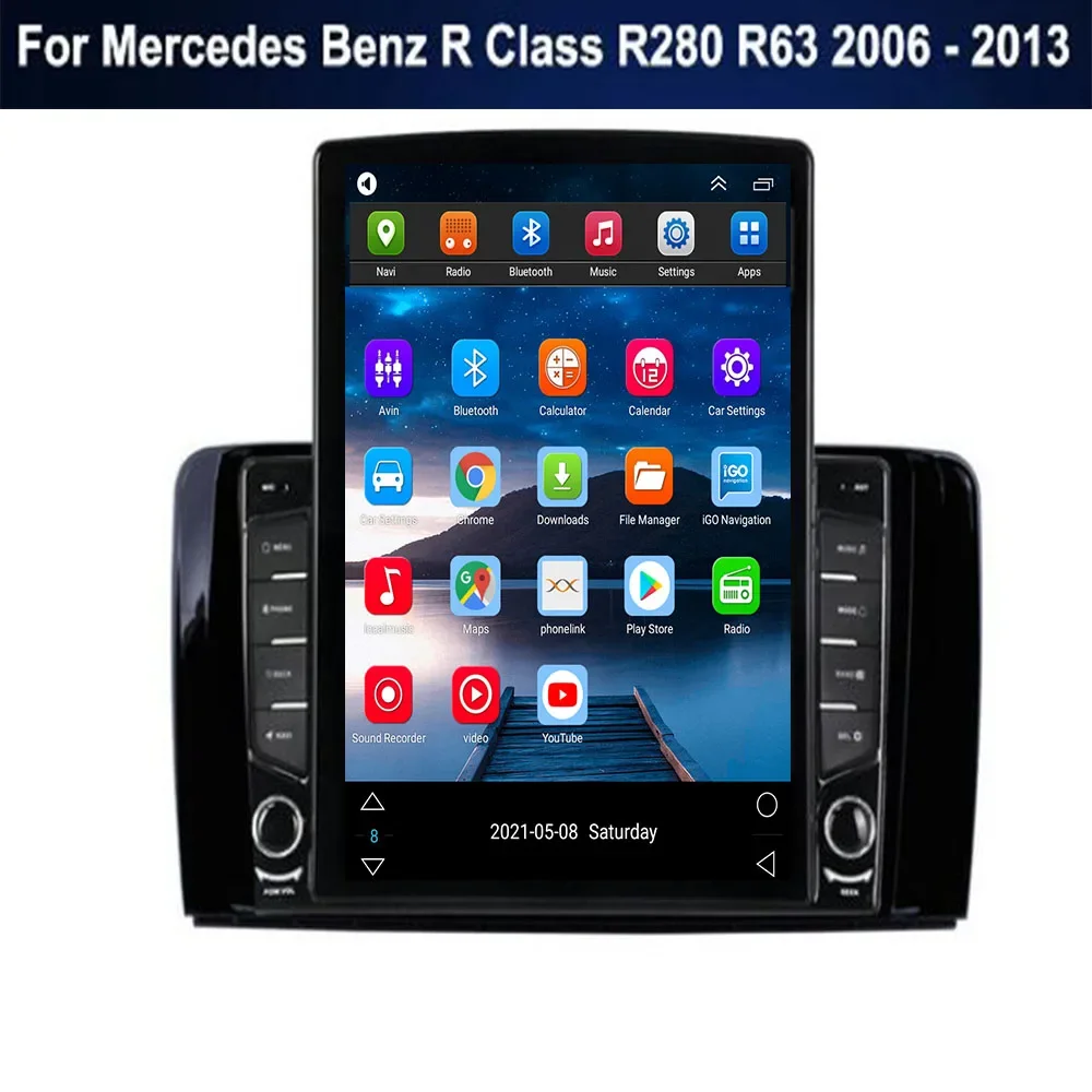 縦型スタイル テスラスクリーン Android 14 カーラ - Tesla Style Screen Car Radio のレビューと価格