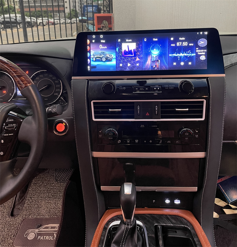 16.9インチ Android 14 日産パトロールY62  - Android Head Unit 7862 Octa Core のレビューと価格