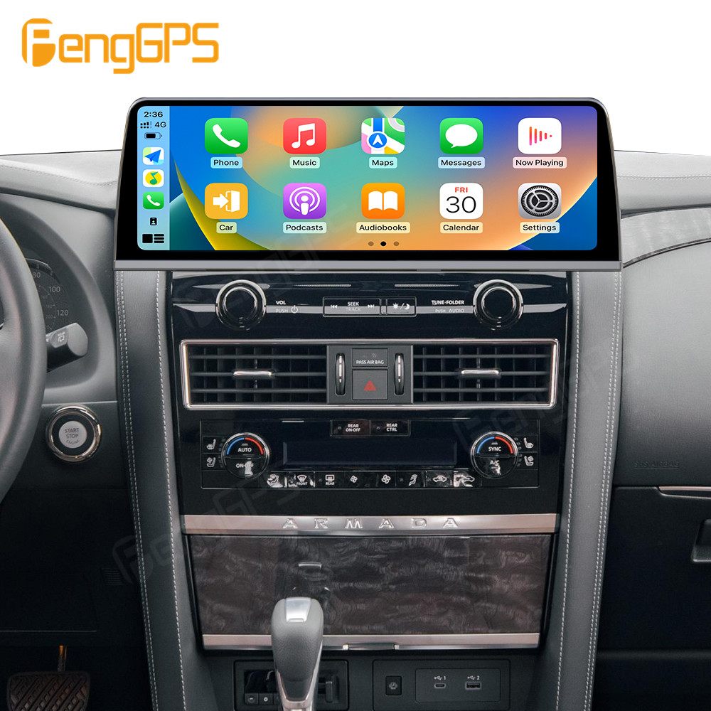 16.9インチ Android 14 日産パトロールY62  - Android Head Unit 7862 Octa Core のレビューと価格