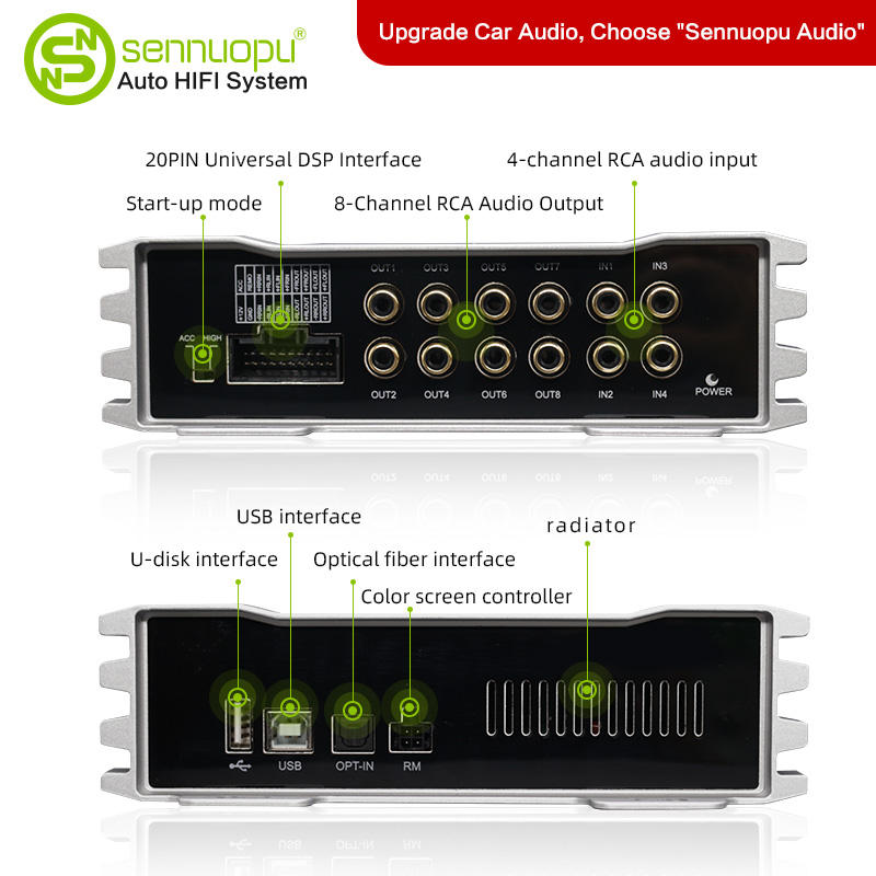 Sennuopu X10B Bluetooth 4ch車載ア - Car Stereo Dsp 8 Channel のレビューと価格
